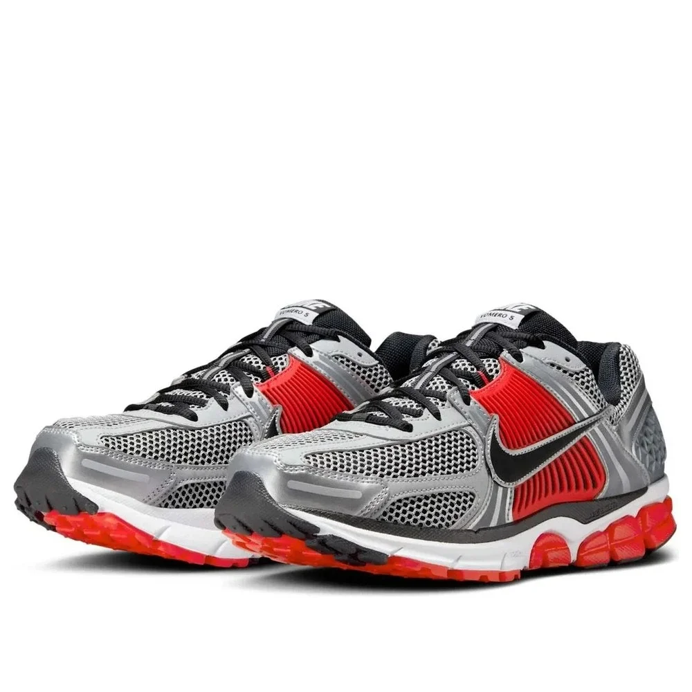 8.5M/10W - [NEW] Men's Nike Air Zoom Vomero 5 Shoes 'Bright Crimson' FJ4151-005